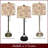 Ensemble de lampe de table 28" relaxing expression print Milstein-27669553