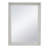 Deavian - Rectangular Dresser Mirror - Weathered White Finish