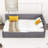 Roya Twin Size Upholstered Daybed with 2 Storage Drawers-478339375