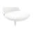 Modholic Tulip Swivel Side Chair, White-929971210-873244887