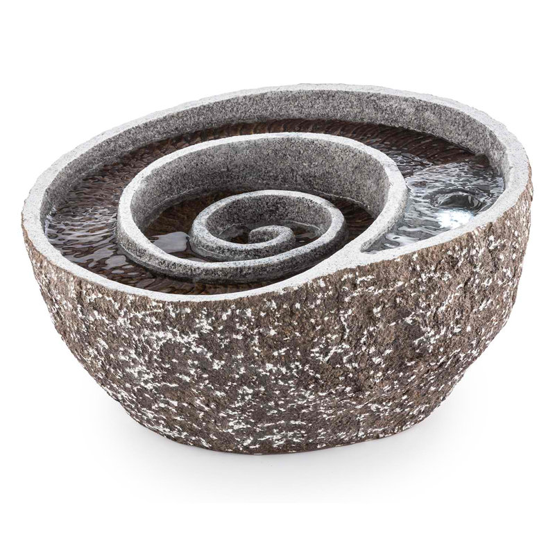 Weather Resistant Floor Fountain with Light