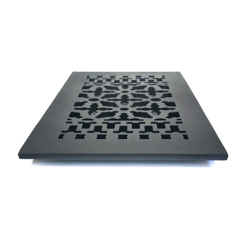 Grille 12 po x 6 po, Ouverture dans le plancher (sans trous ni vis)