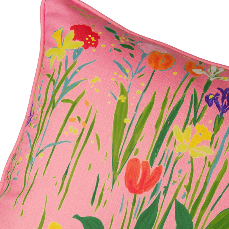 Paule Marrot Pillow Cover, 20"H x 20"W, Pink