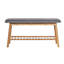 Bahari Polyester Upholstered Bench