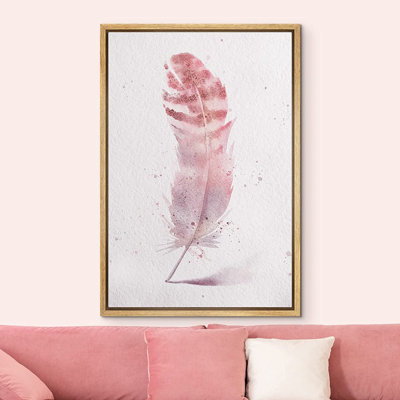 IDÉE4WALL, reproduction d'art sur toile, peinture pastel bleu marine, éclaboussures d'oiseaux, plumes, animaux, faune, illustrations, art moderne, style bohémien rustique, nature sauvage pour le salon, la chambre à coucher, le bureau