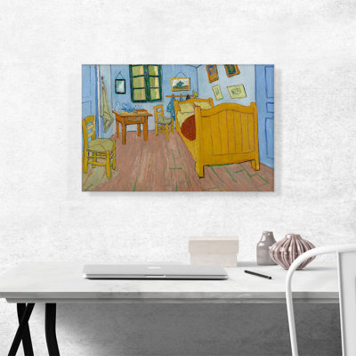 " The Bedroom 1888 " by Vincent Van Gogh Oil Painting