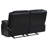 Eftica Upholstered Motion Reclining Loveseat Black