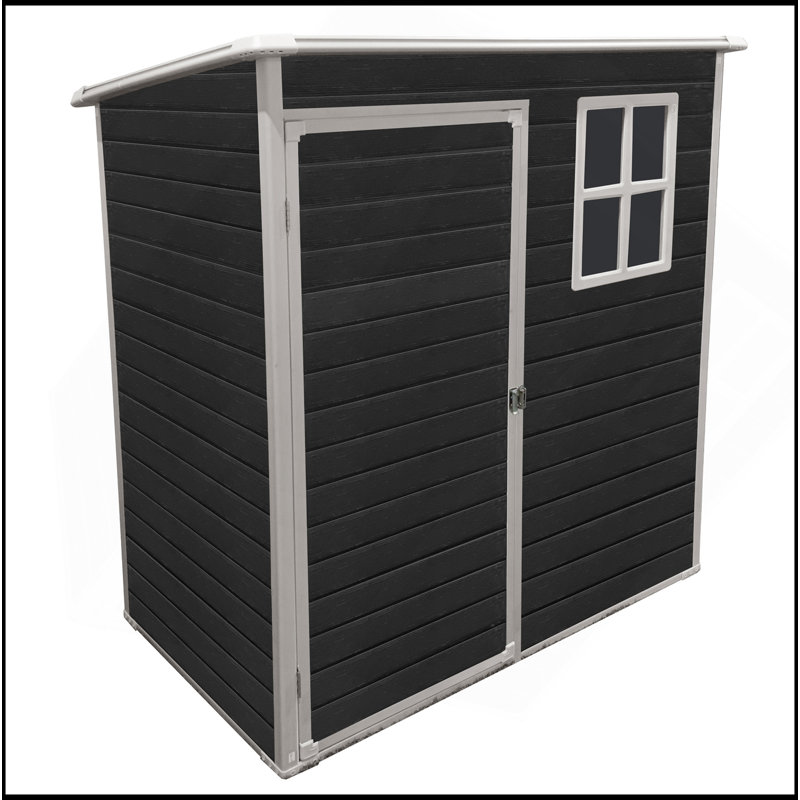 5X3ft Resin Outdoor Storage Shed Kit-Perfect To Store Patio Furniture