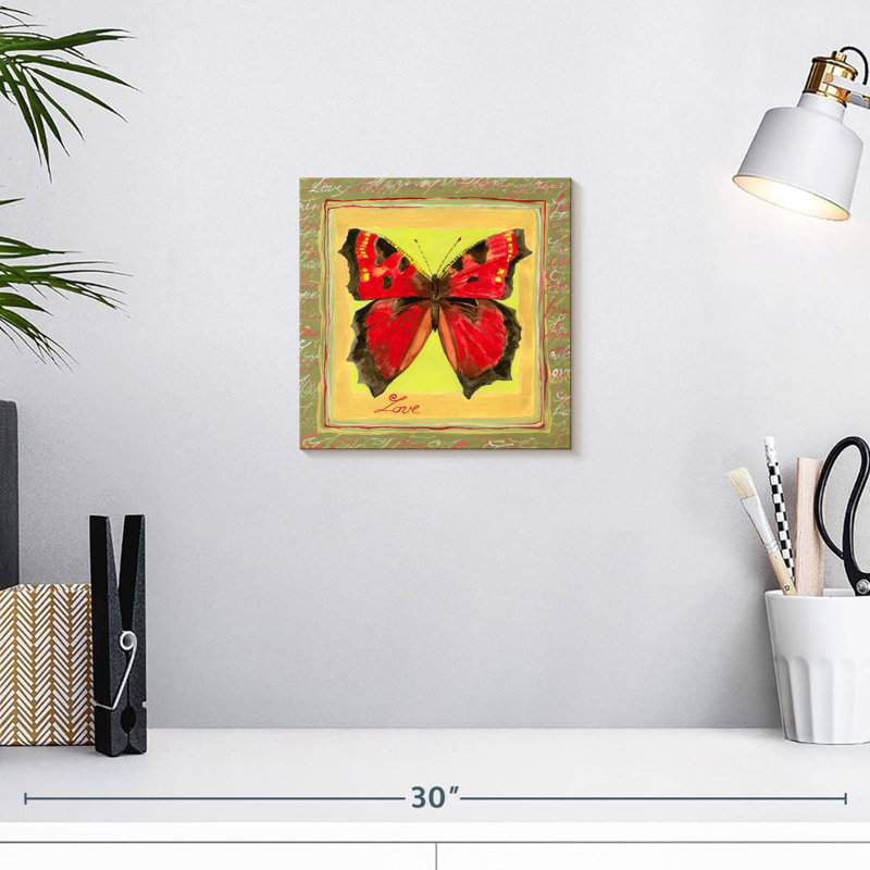 Brampt Virtue Butterfly I, 10" H x 10" W