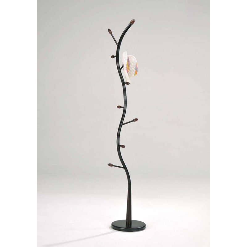 Solid Wood Freestanding Coat Rack