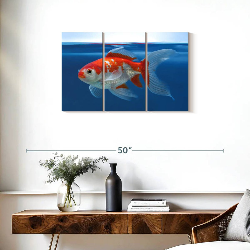 Aquarium Brampt Shubunkin poisson rouge, H 20 po x l 33 po