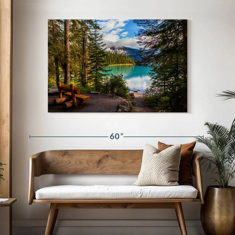 Paysage du lac Alvord Louise, H 32 po x l 48 po