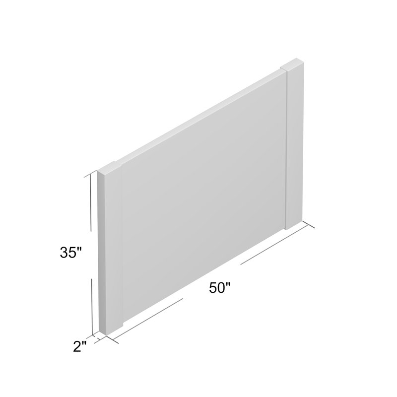 Newmarch Engineered Wood Flat Wall Mirror, Teak