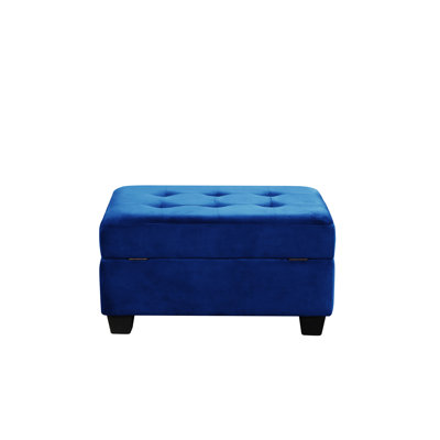Repose-pieds rectangulaire rembourré Adbiel