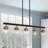 Abrielle 5 - Light Kitchen Island Linear Pendant