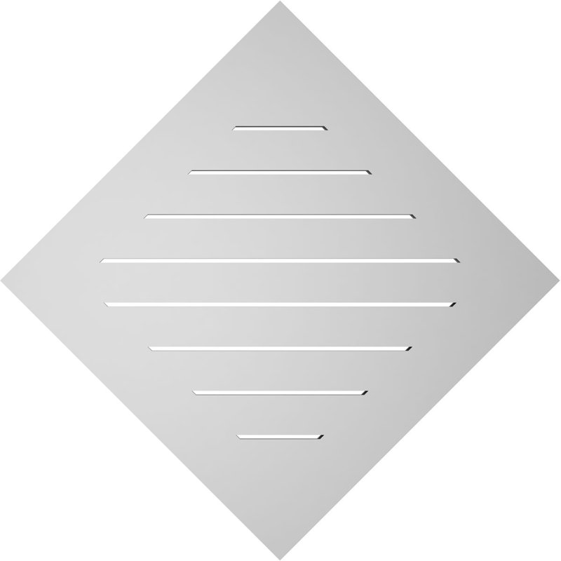 Évent à pignon fonctionnel en uréthane Diamond, H 34 po x l 34 po x P 1 po