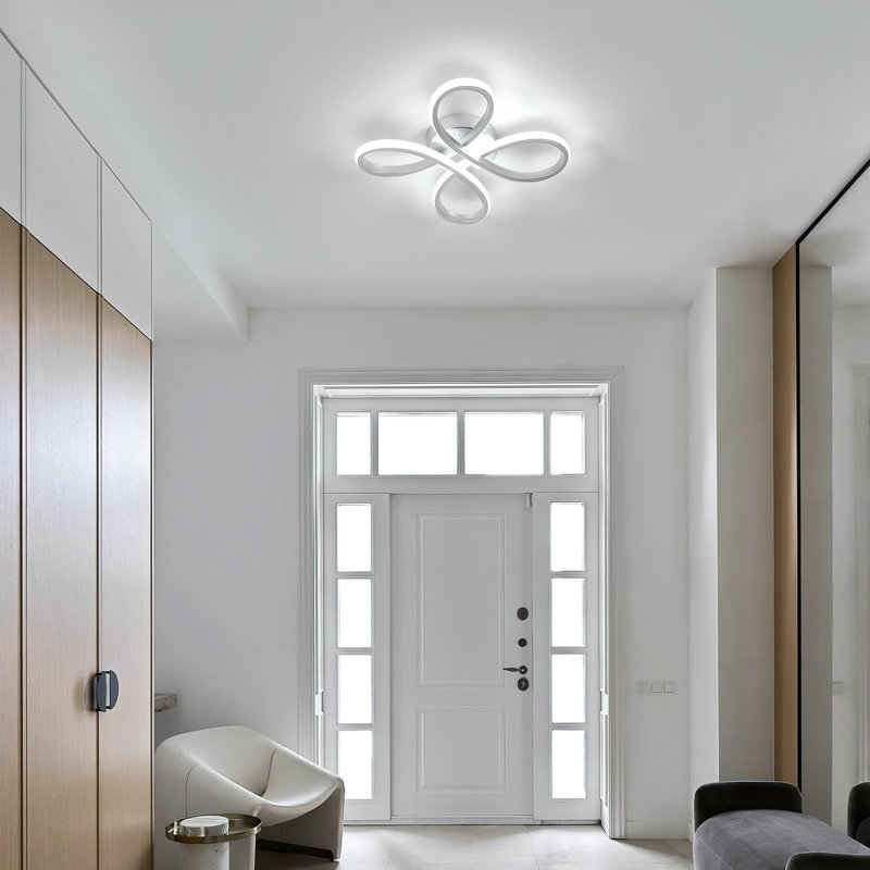 Alexie Acrylic LED Semi Flush Mount