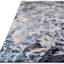 Aurora AU21 Foam Metallic Blue Area Rug -258473793