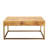rectangular coffee table, dining table. MDF desktop with metal legs