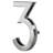 LED Backlit Illuminated Floating 5'' House Number-45411382-45411385
