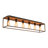 Delcina Industrial Rectangle Cage Flush Mount-660188882