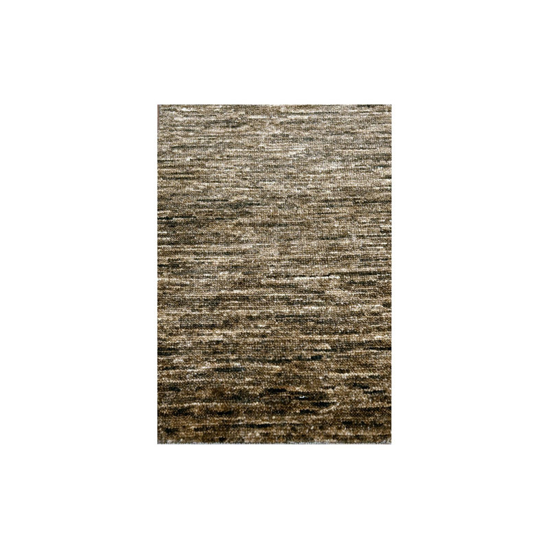 2'x3' Mocha Brown, Plain Solid Design, Pure Wool, Sample, Strike Off, Hand Knotted, Mat, Oriental Rug