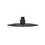 Pomme de douche ronde ultra-mince Allure - 10 po, noir mat-123125551-121869639