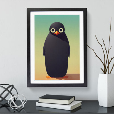 Cute Penguin - Single Picture Frame Print