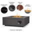 AEGEAN Propane / Natural Gas Outdoor Fire Pit Table-927486158-820273393
