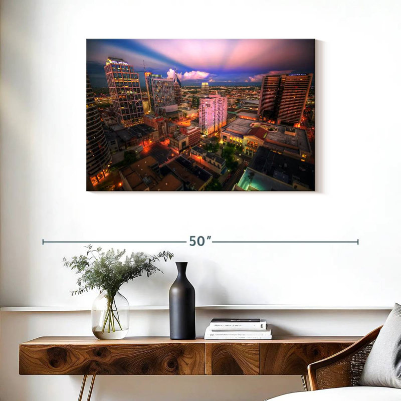 Sirci, centre-ville de Nashville, H 24 po x l 36 po