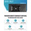 Bathroom Sink, Solid Surface Material, Wall-Mount or Countertop Install, 47" with Single Faucet Hole-69275326