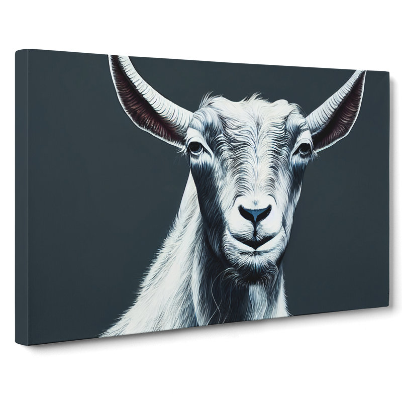 Modern Goat - Wrapped Canvas, 35cm H x 50cm W x 3cm D