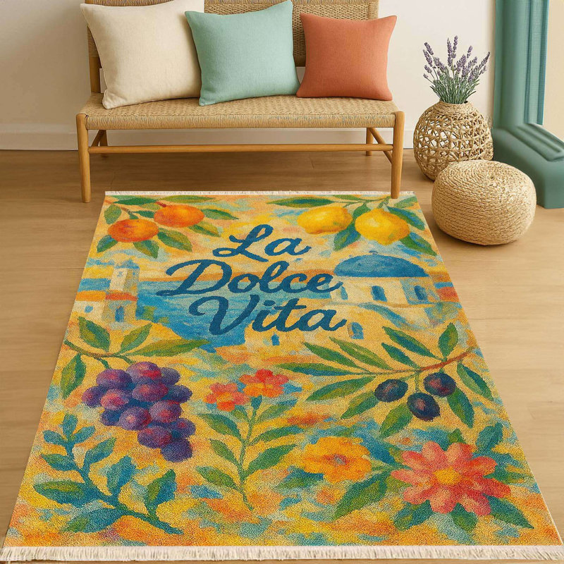 "La Dolce Vita" Mediterranean Accent Rug