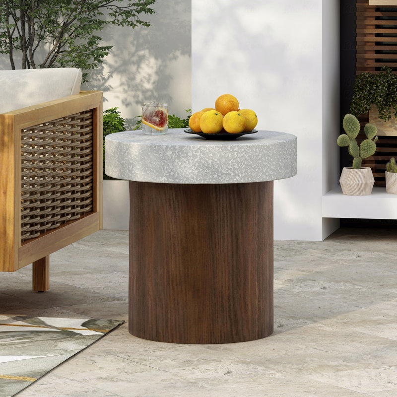 Square Side Table, Mgo