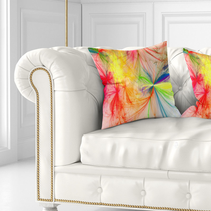 Coussin de Noël, 16 po x 1 po, Carré, Jaune