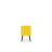 18" Nightstand In White And Yellow (2-Drawer)-1832098146