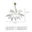 Lustre fantaisie 4 lumières Murana-94955511-94955513-94955523