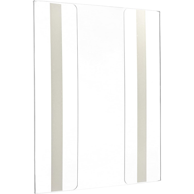 Clear Wall Mount Side-Loading Acrylic Sign Holder
