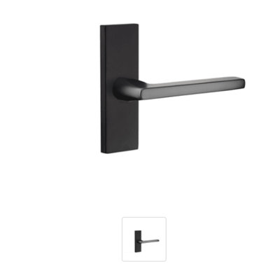Black Privacy (Bed & Bath) Door Lever