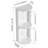 12" Bathroom Wall-Mounted Storage Rack, Float Mounting Design-438357675