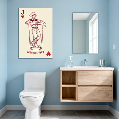 Fashion Cowboy debout dans un verre Highball Hero