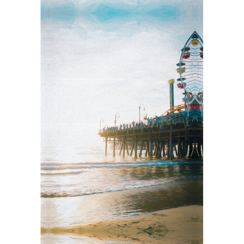 Boardwalk Pier - Wrapped Canvas Print, 76cm H x 51cm W x 3.8cm D