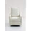 Fauteuil d'appoint inclinable moderne et moelleux Lumora Revolve Collection avec rotation à 360 degrés