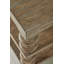 Table de bout en bois massif avec rangement Cadwall