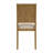 Cipolla Wood Finish Cream Boucle Fabric Dining Chair-105515606