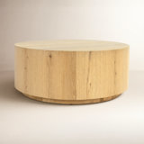 Layne 42" Round Coffee Table Natural