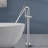 TopcraftSingle Handle Floor Mounted Freestanding Tub Filler with Hand shower-73021207