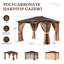 10 Ft. W X 10 Ft. D Hardtop Patio Gazebo