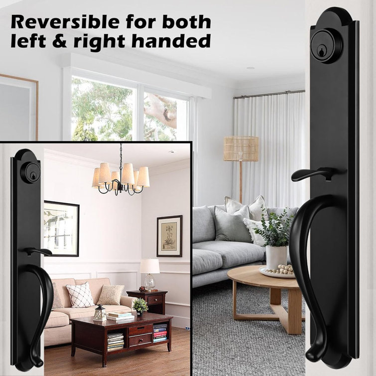 Handle with Lever and Deadbolt