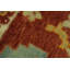 Tapis bleu teint à la main Oushak 10 x 13